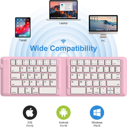 Teclado Bluetooth Plegable inalámbrico